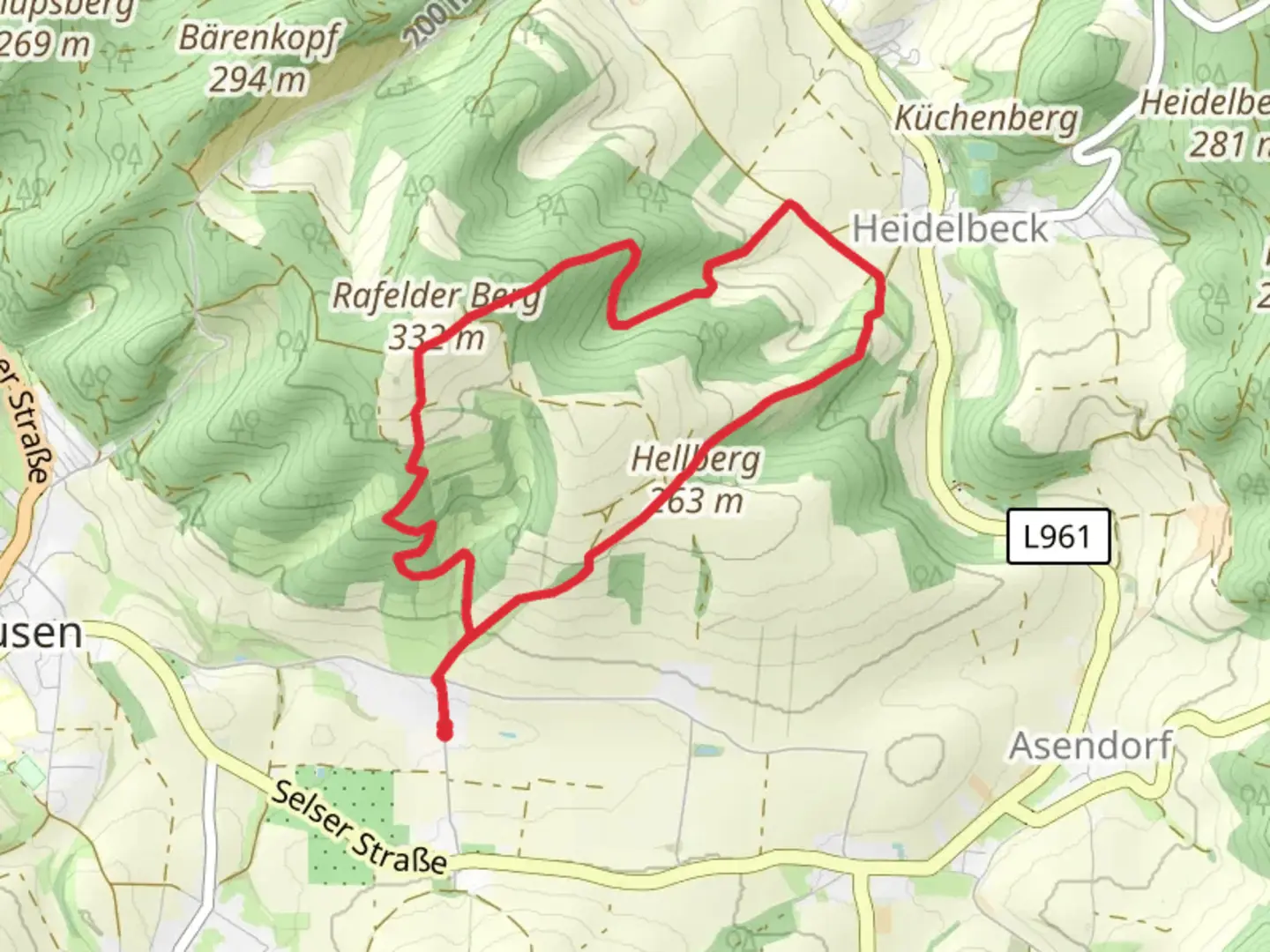 Hellberg and Rafelder Berg Loop | Kreis Lippe | Germany