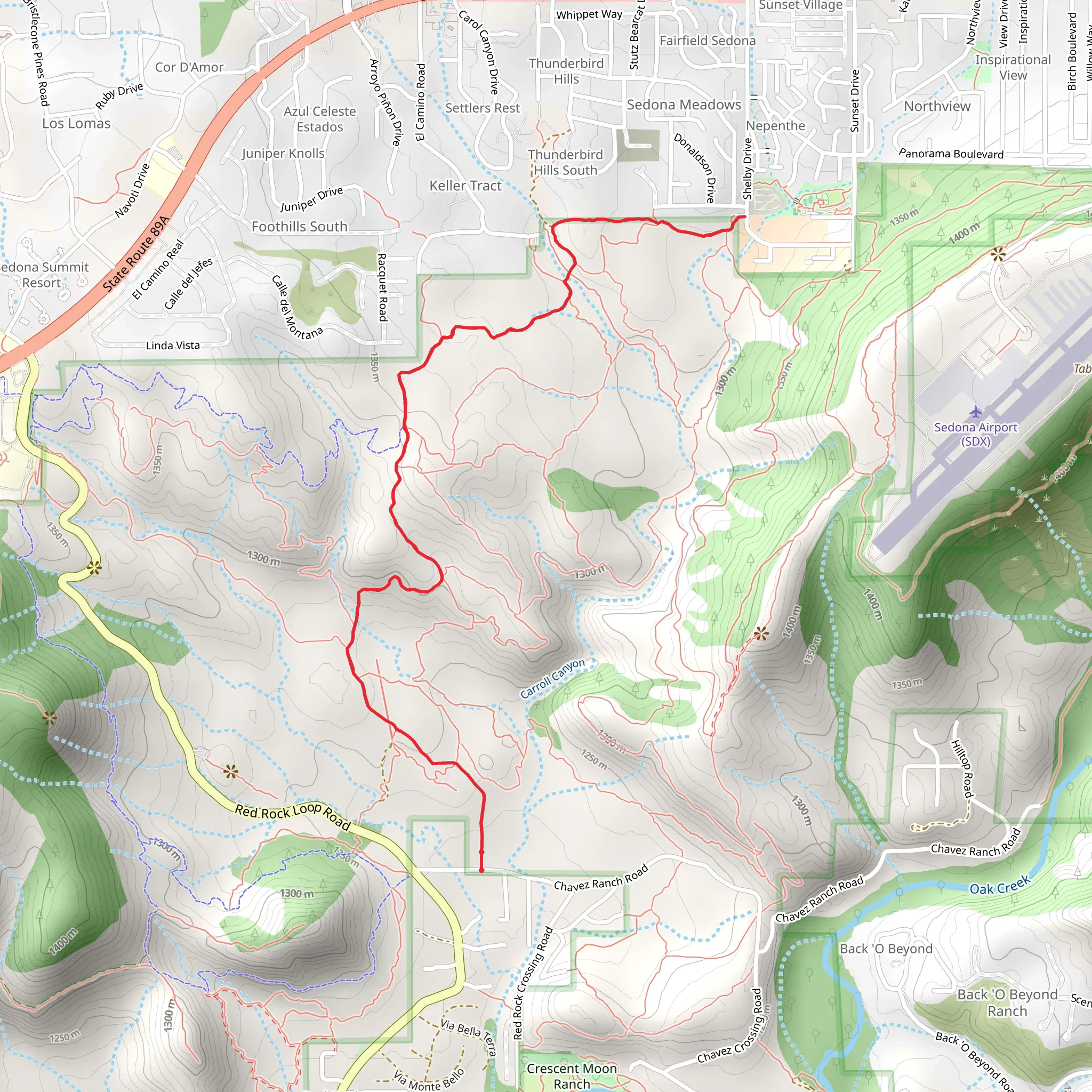 Old Post Trail mobile static map