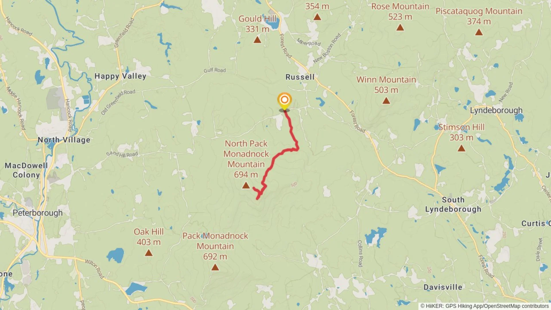 An image depicting the trail Ted's Trail and its surrounding area.