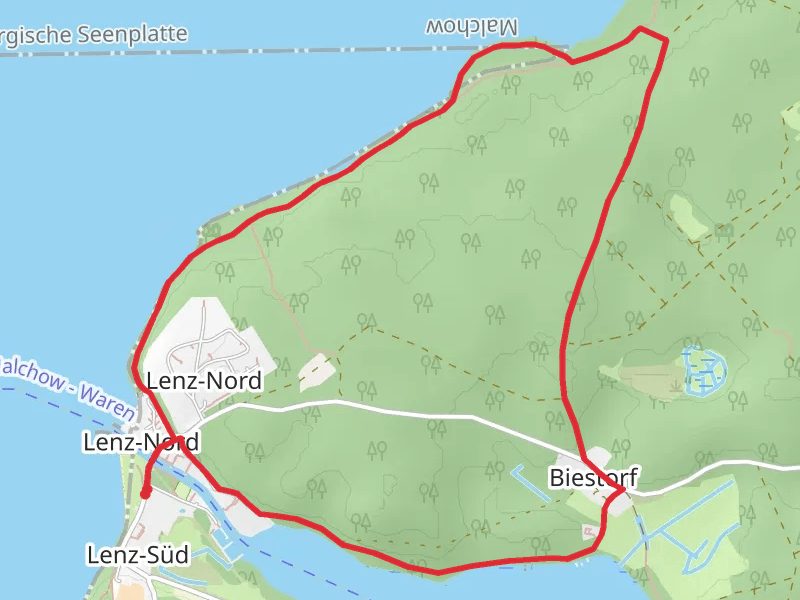 Lenz Nord and Biestorf Loop - Petersdorfer See