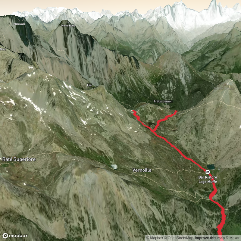 Hike from Champorcher to Lago Nero and Lago Cornu