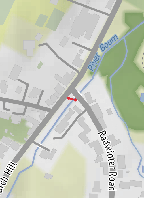 Hike from Ashdon mobile static map