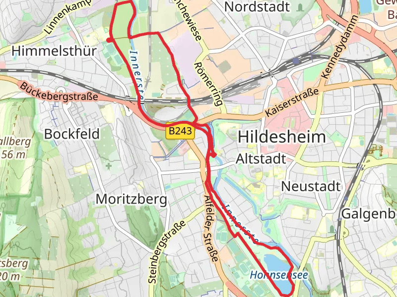 Hohnsensee and Seniorengraben via Innerstewiesen