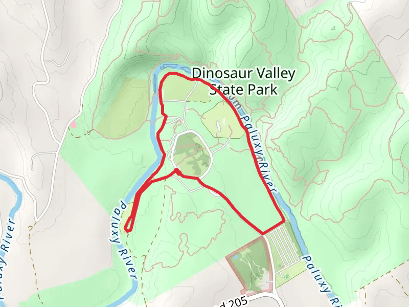 Blue Hole Trail and Paluxy River Trail Loop