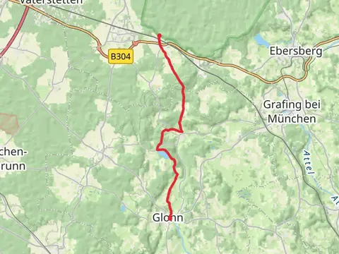 Glonn to Eglharting Walk via Stein See