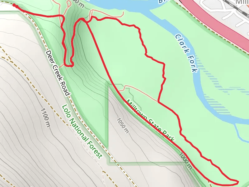 Milltown State Park Overlook and Old Lakebed Loop