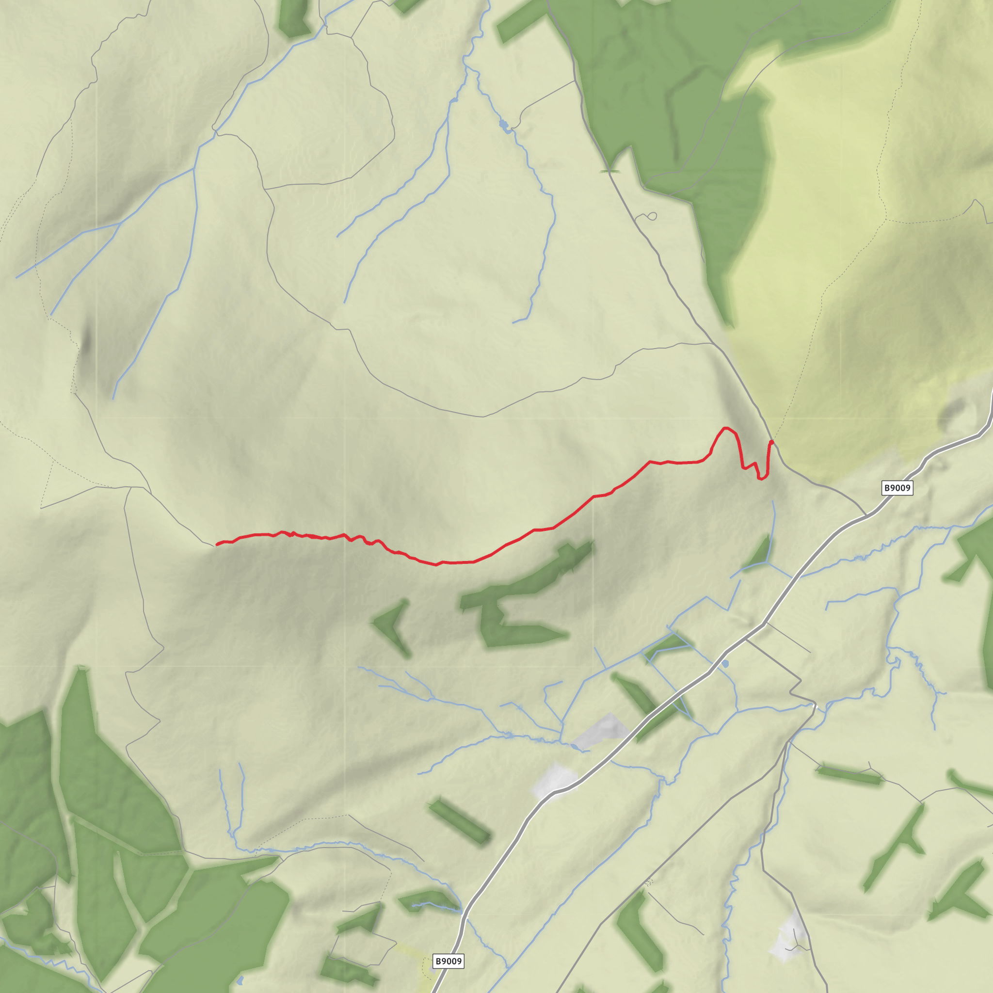 Roy's Hill and Ben Rinnes from Glack Harnes mobile static map