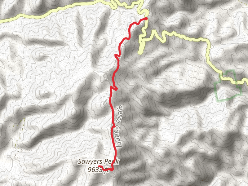 Sawyers Peak via CDT
