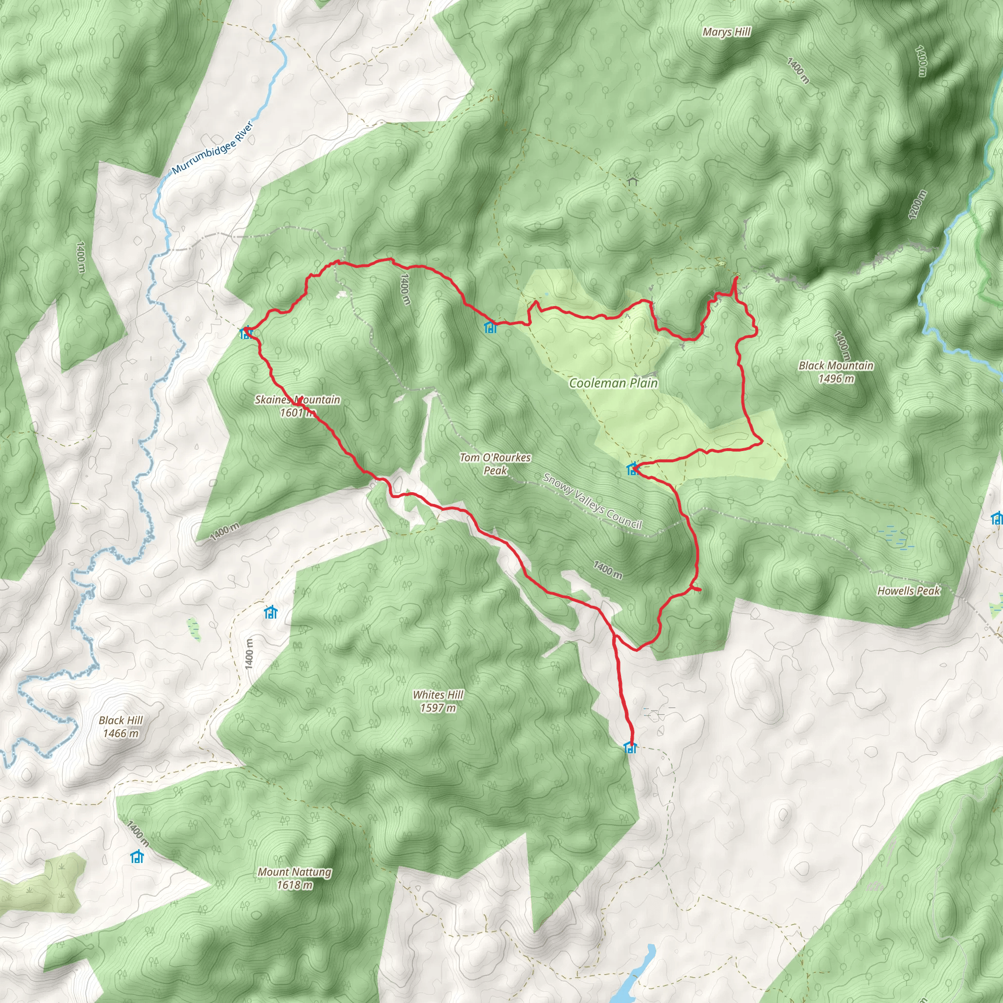 Long Plain Trail mobile static map