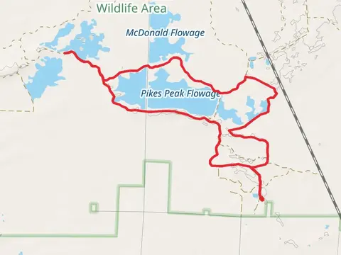 Pikes peak Flowage and 80 Acre Flowage Loop