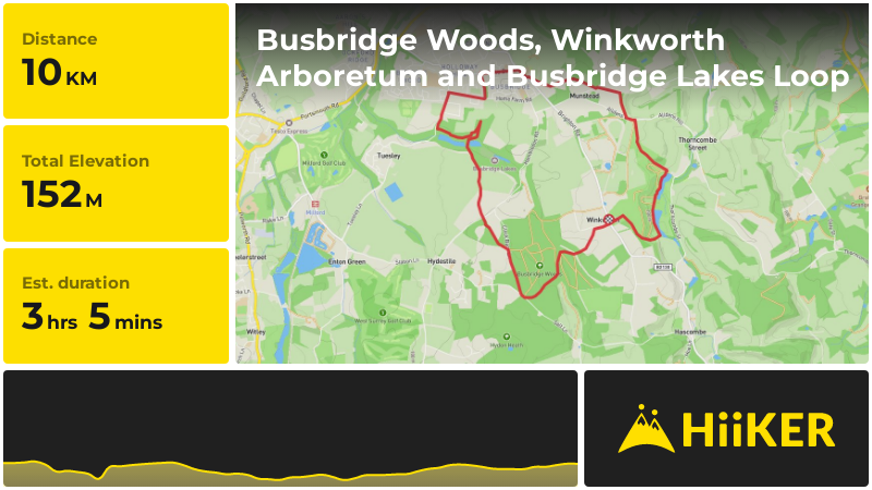 Busbridge Woods, Winkworth Arboretum and Busbridge Lakes Loop | Surrey