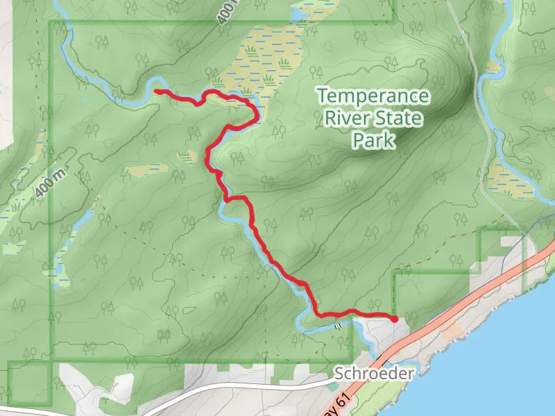 Cross River via Superior Hiking Trail