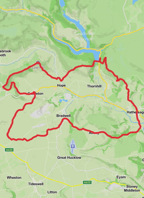 Hike on TU Long Walk 2026 mobile static map