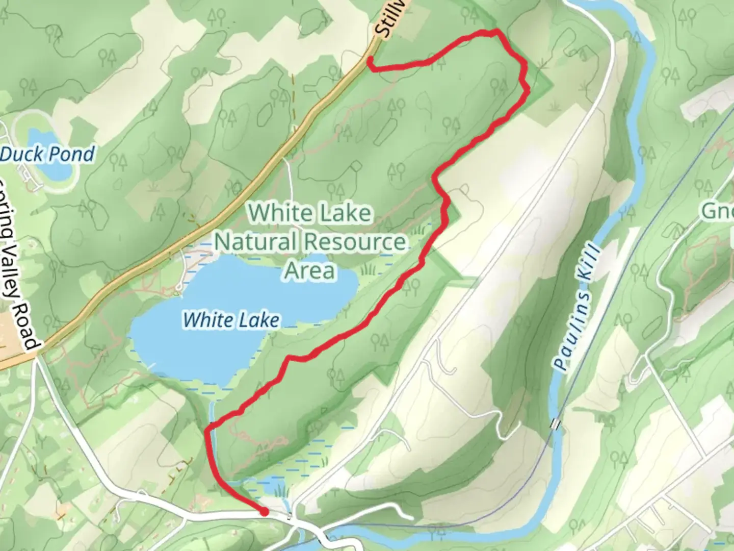 An image depicting the trail Ridge and Valley Trail and its surrounding area.