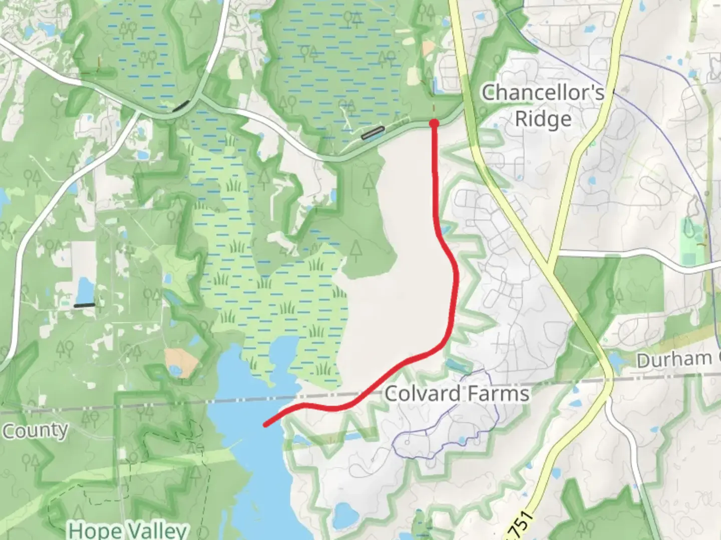 An image depicting the trail Eagle Spur Trail and its surrounding area.