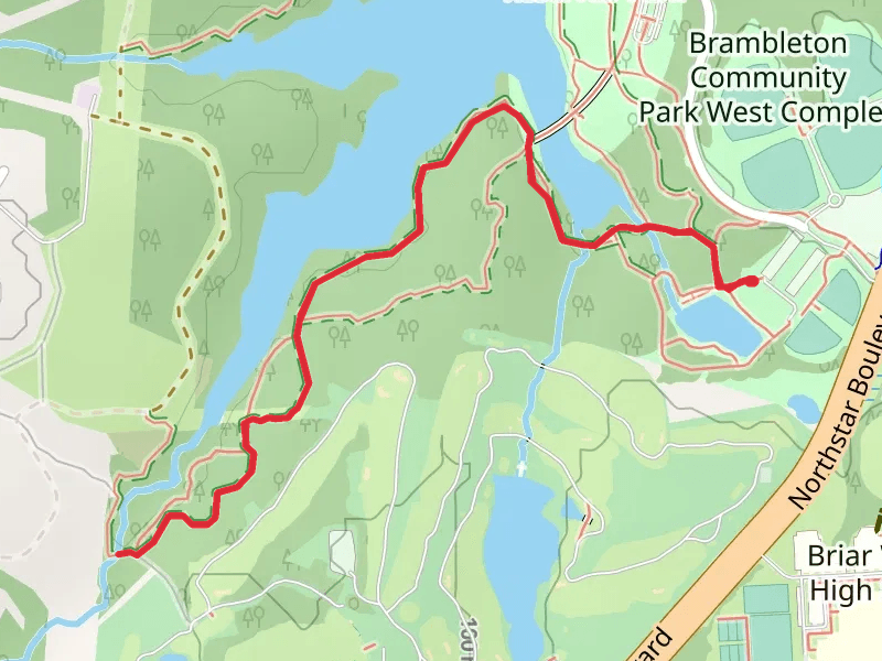 Beaverdam Creek Out and Back