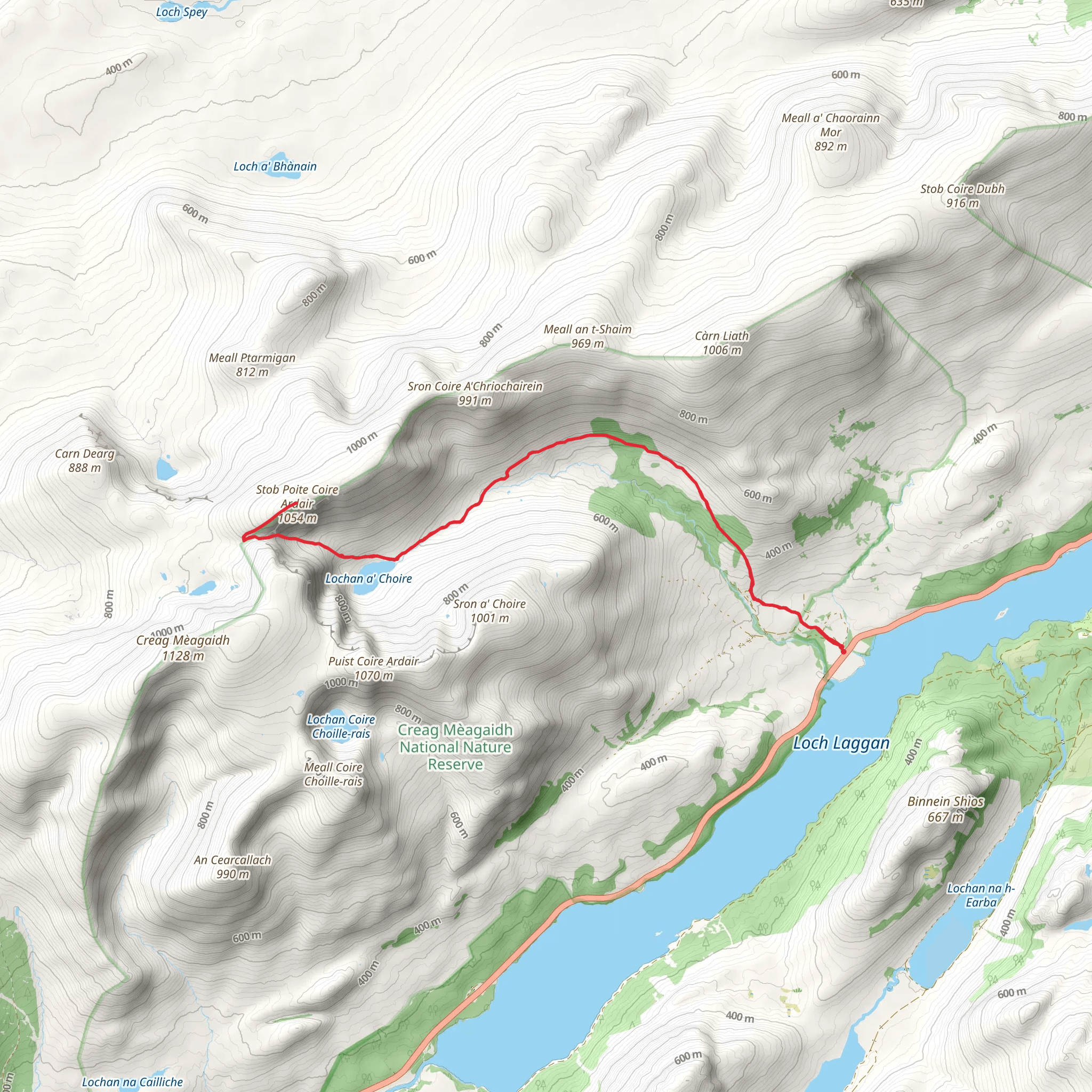 Stob Poite Coire Àrdair mobile static map