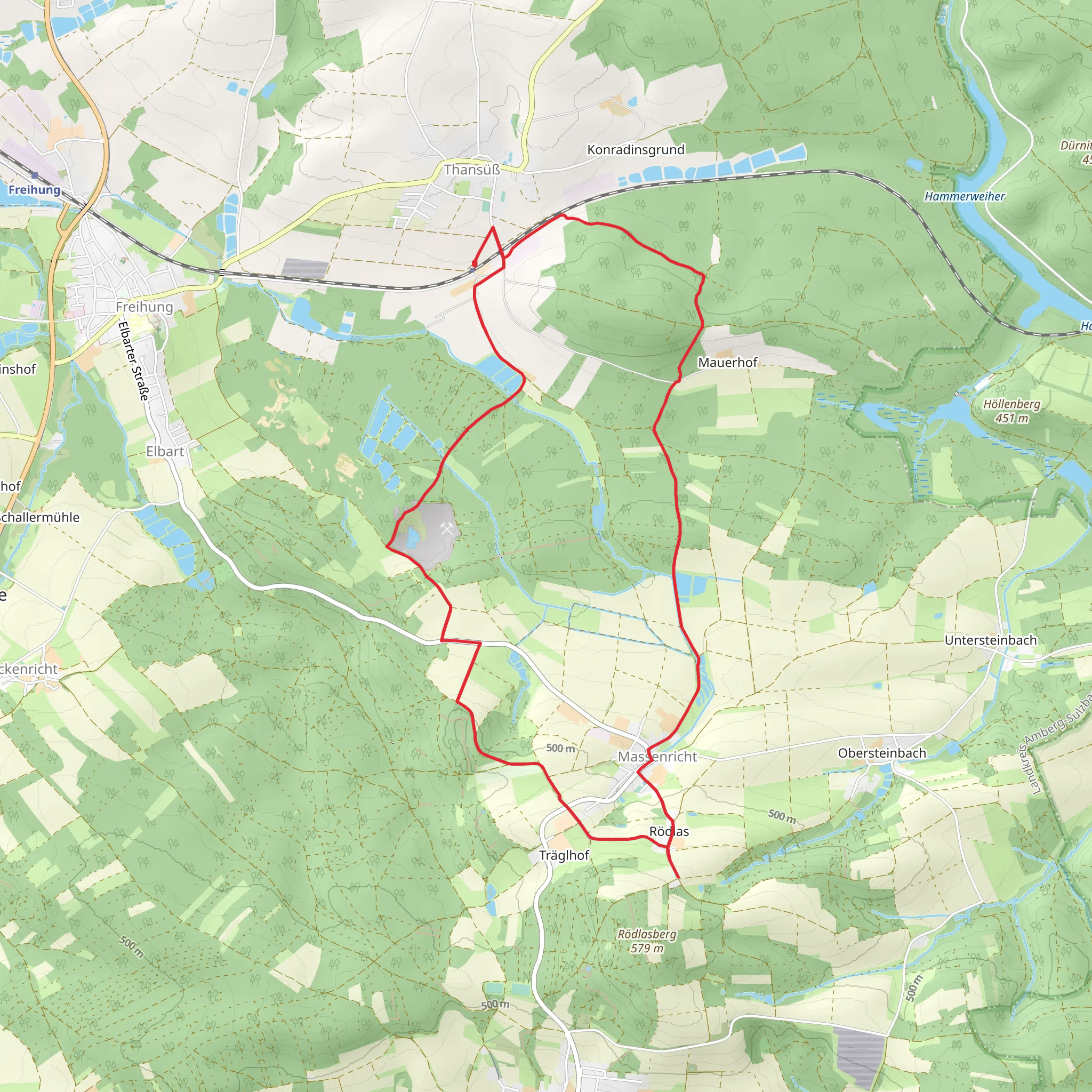 Turmweg mobile static map