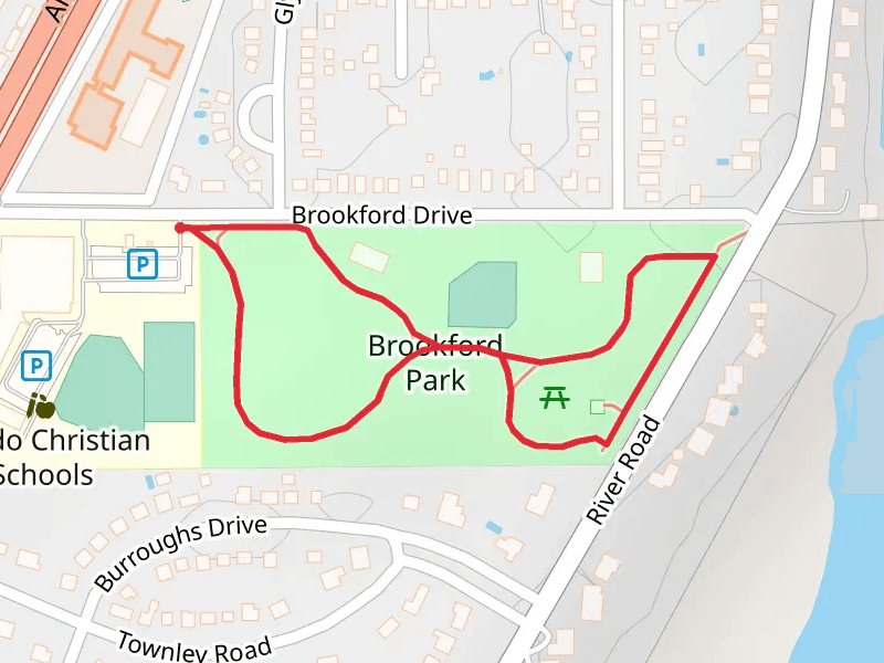 Brookford Park Loop