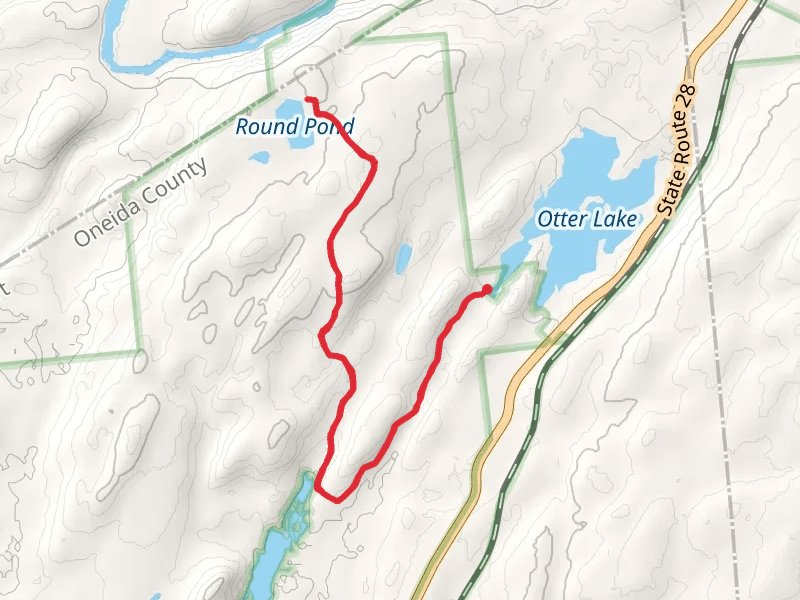 Round Lake Trail from Otter Lake