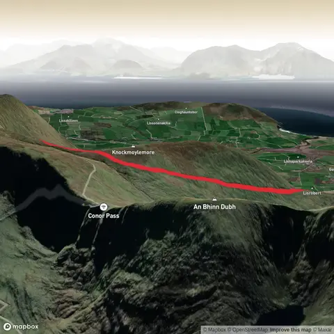 Route to Baile Ristin and Lisdargan