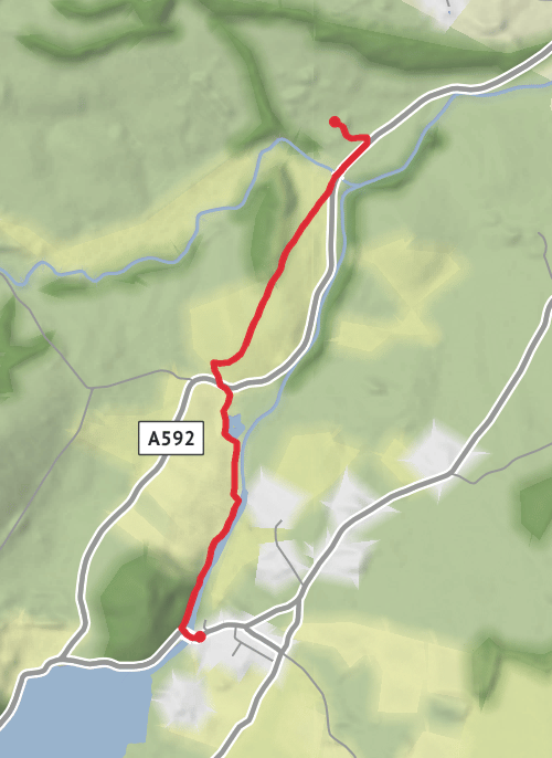 Hike from Penrith mobile static map