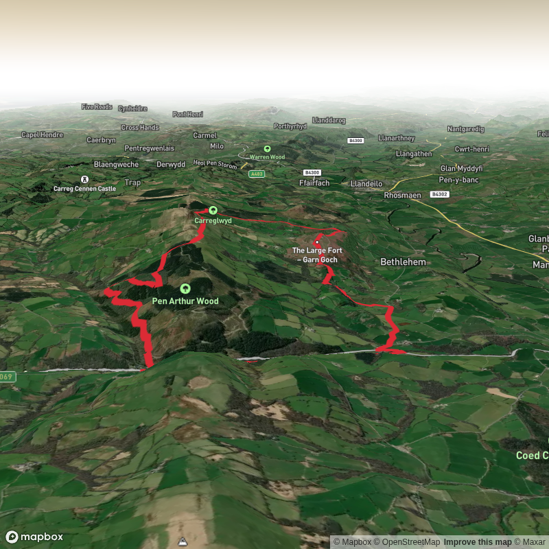 Carn Goch and the Afon Sawdde (15)