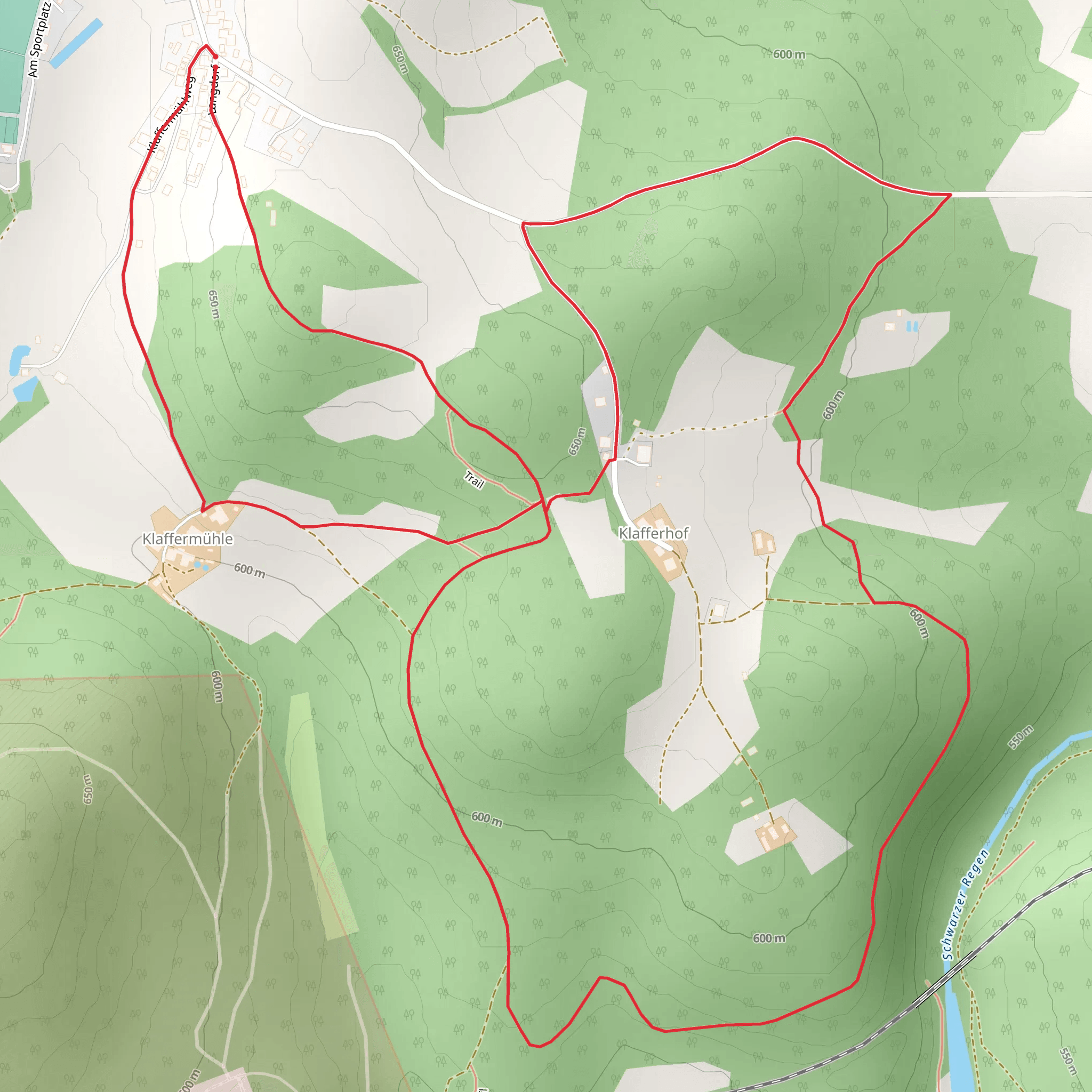 Klafferhof Loop mobile static map