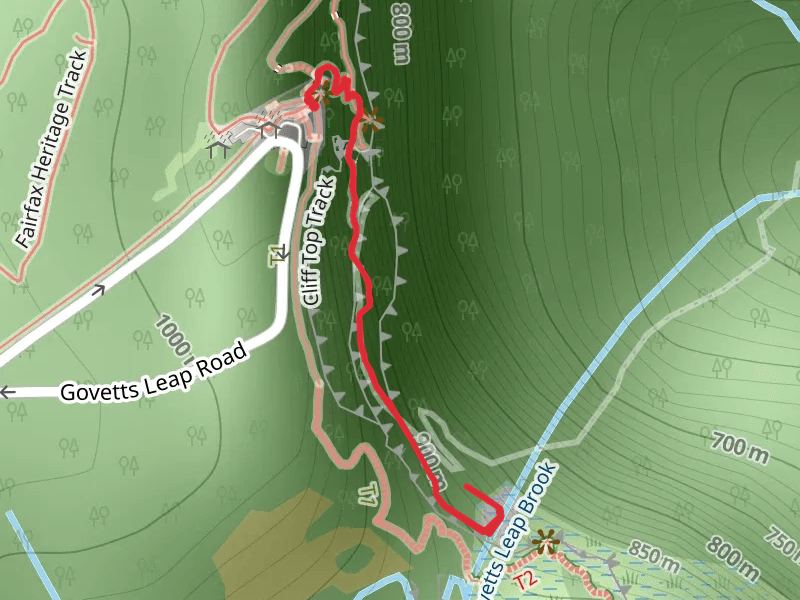 Govetts Leap Descent Track