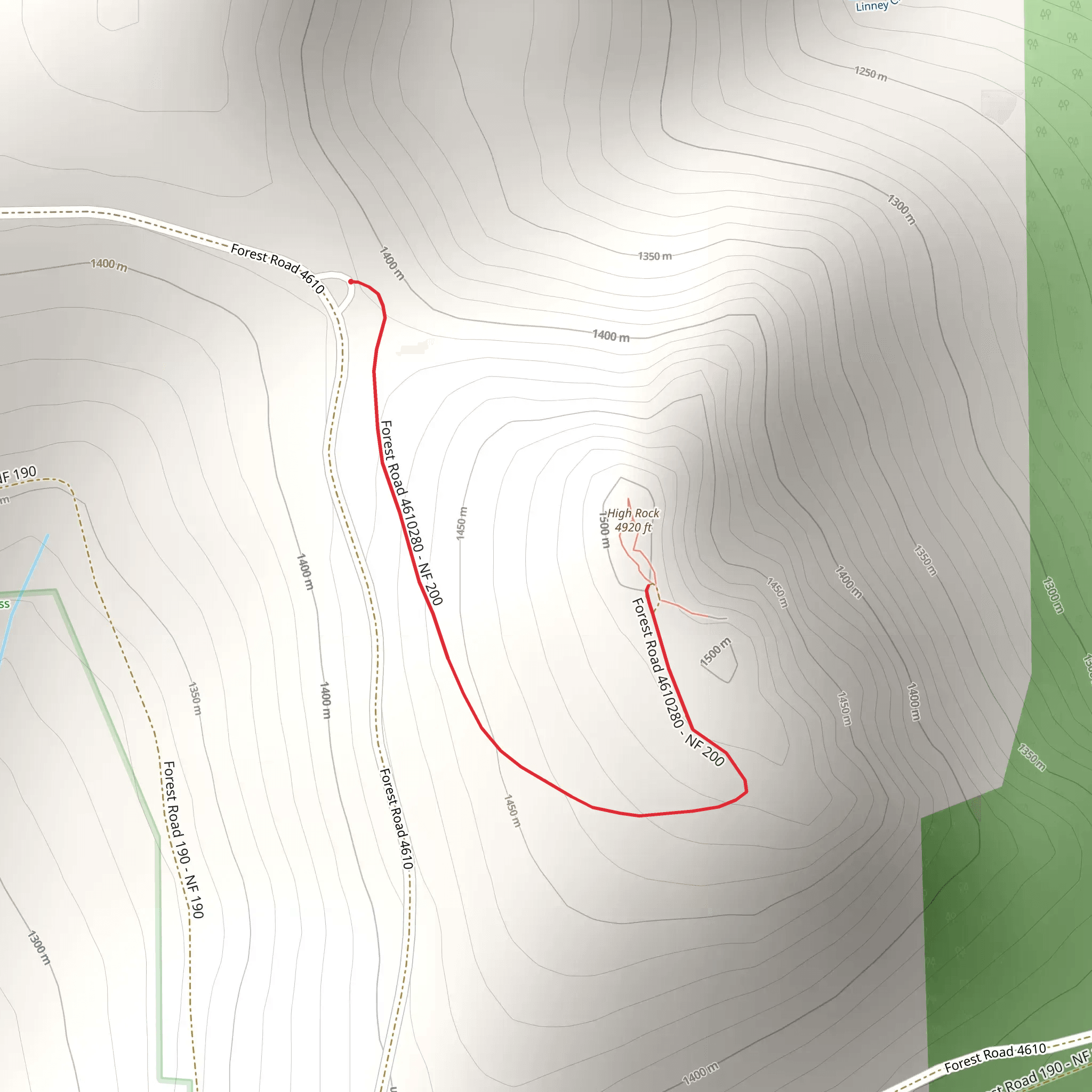 High Rock mobile static map