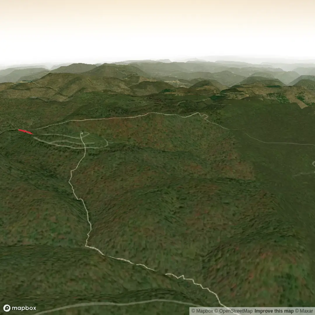 An image depicting the trail Meatbox Run Trail and its surrounding area.