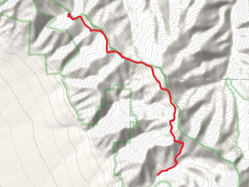 Black Canyon Trail mobile static map