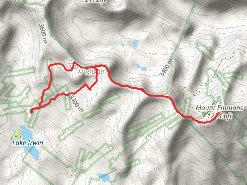 Mount Emmons via Scarp Ridge Trail