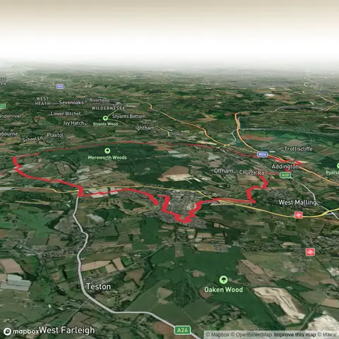 Kings Hill and Wrotham Heath Loop