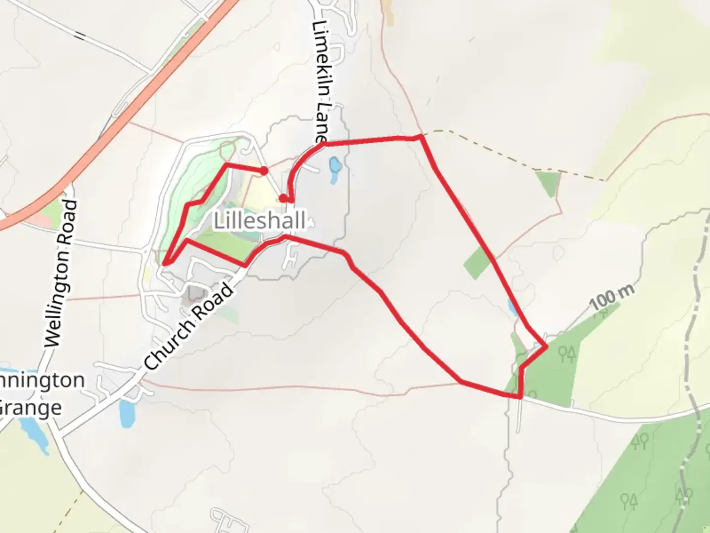 An image depicting the trail Lilleshall and its surrounding area.