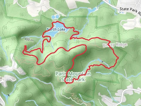 North Lake - Brissy Ridge - Kanuga - Pipsissewa Loop Trail
