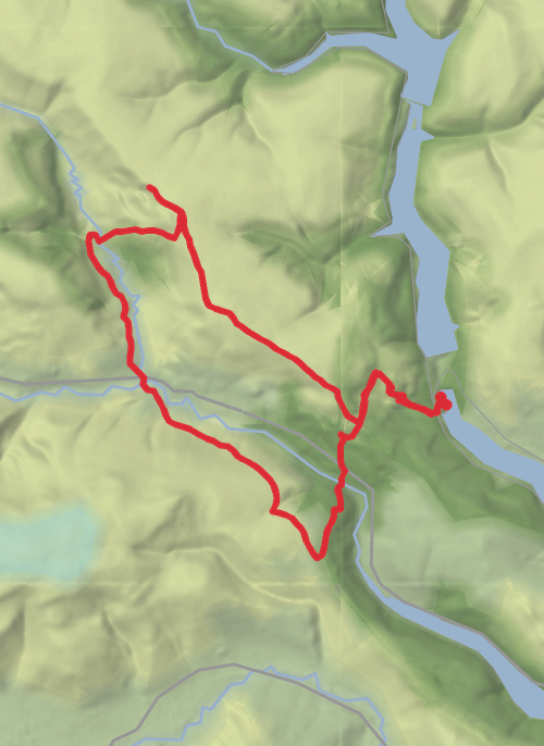 Alport Castles mobile static map