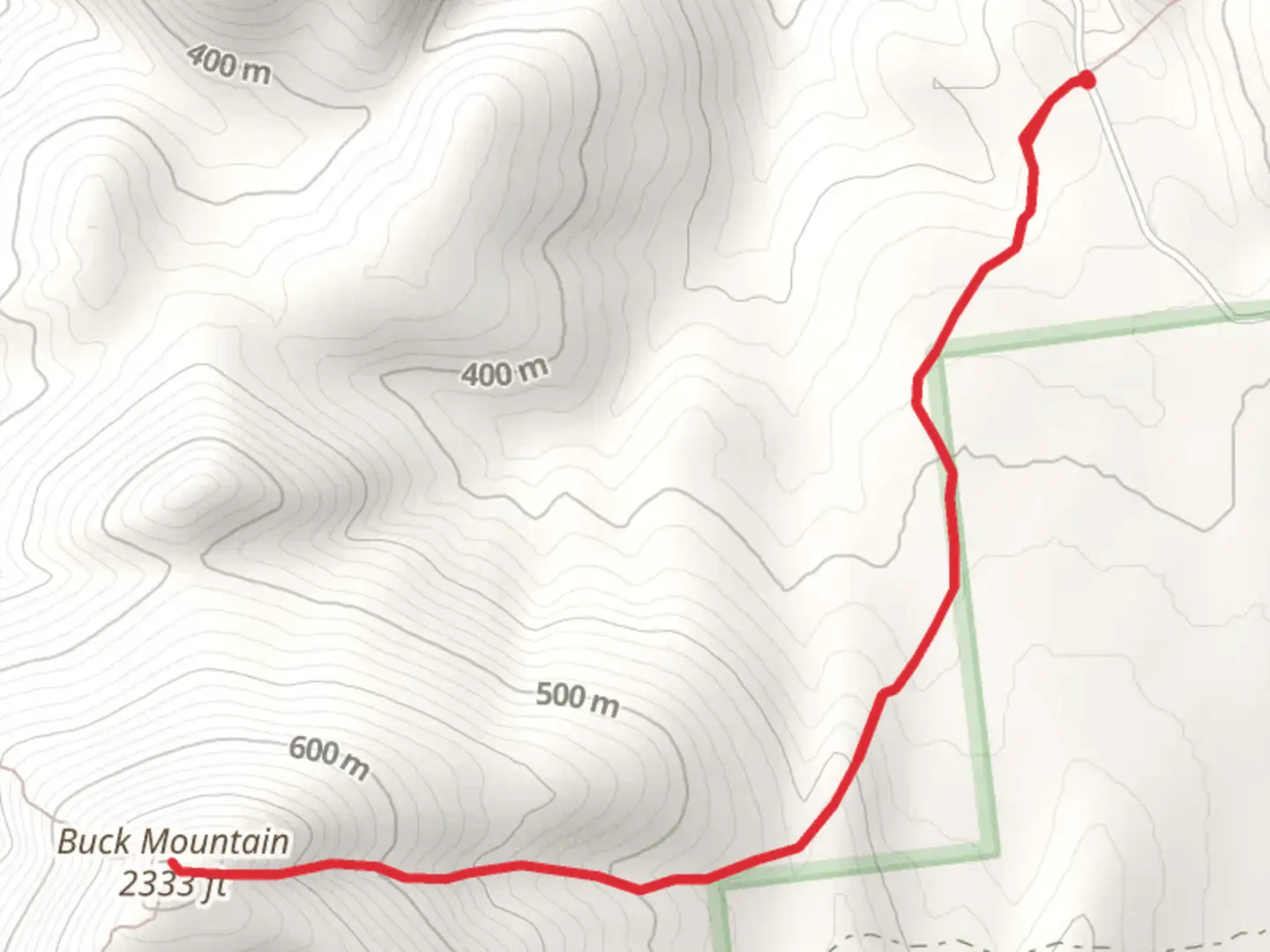 An image depicting the trail Buck Mountain Short Trail and its surrounding area.