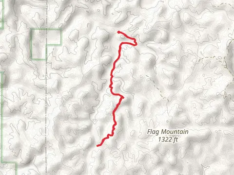 Pinhoti Trail from Highrock Motorway - South