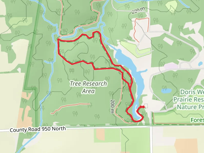 Old Barn Trail and River Ridge Back Pack Trail