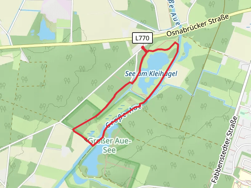See am Kleihugel and Großer Aue-See Loop