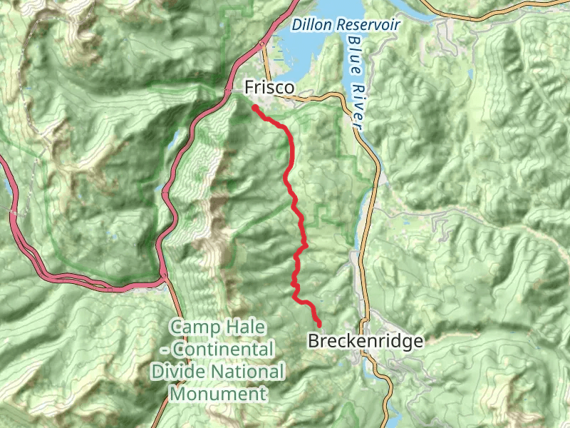Rainbow Lake and Peaks Trail