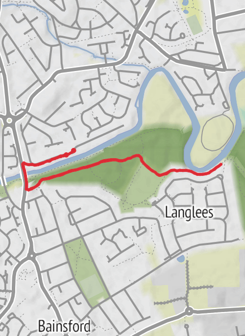 Hike from Carron mobile static map