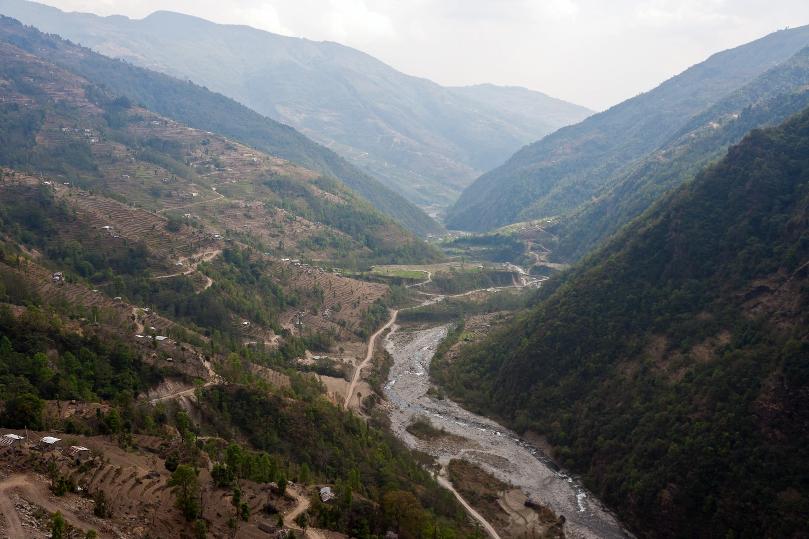 An image depicting the trail Helambu Trek and its surrounding area.