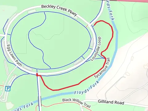 Sycamore Trail from Beckley Creek Park