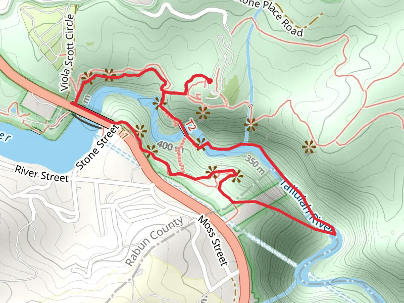 North Rim and Tallulah Gorge Floor Loop Trail