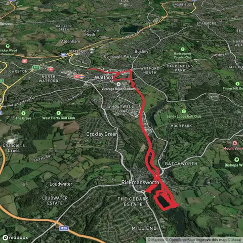 Croxley Lake, Broadacres Lake and Oxhey Dell Walk