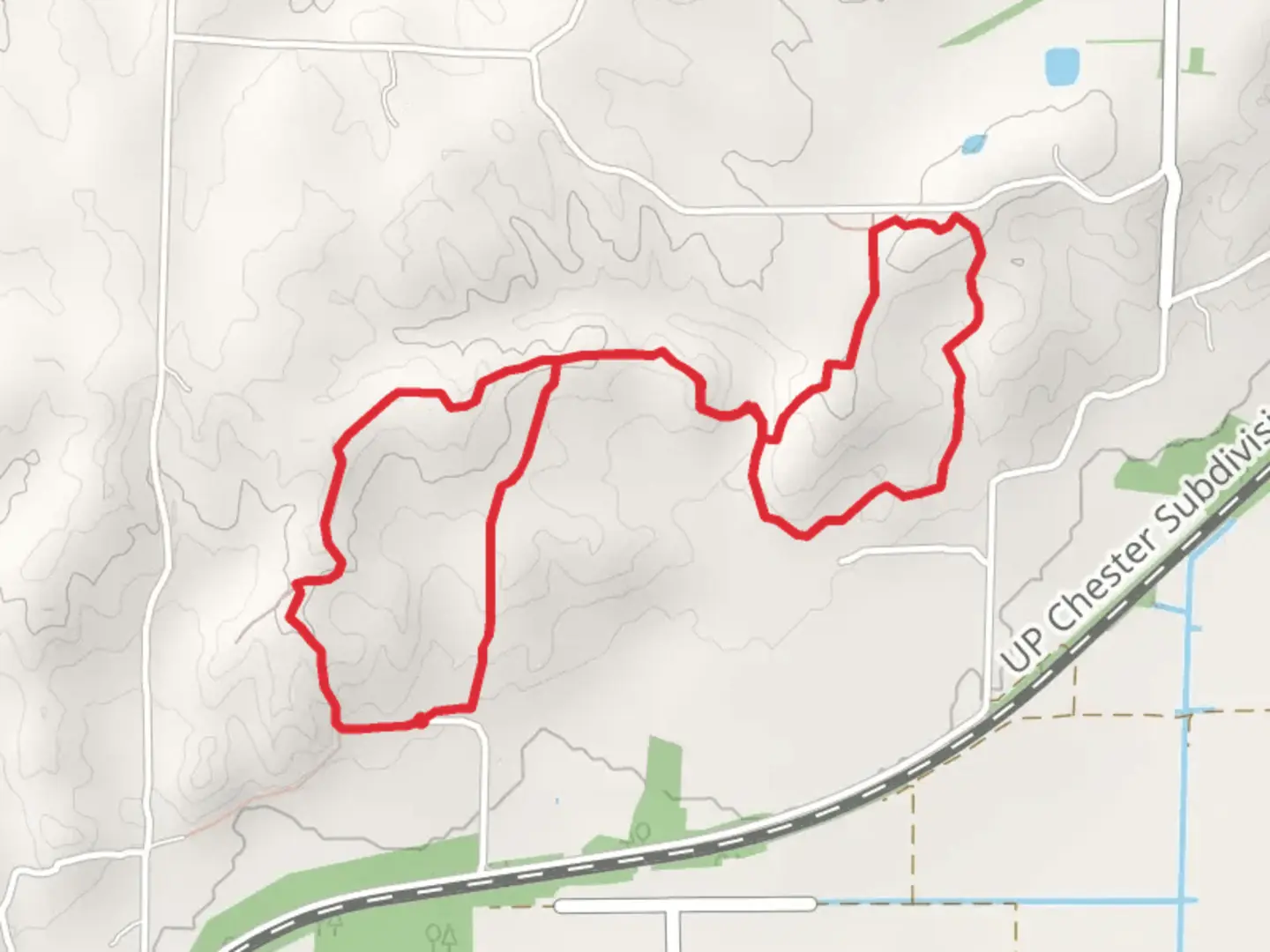 An image depicting the trail County Road 533A Loop and its surrounding area.