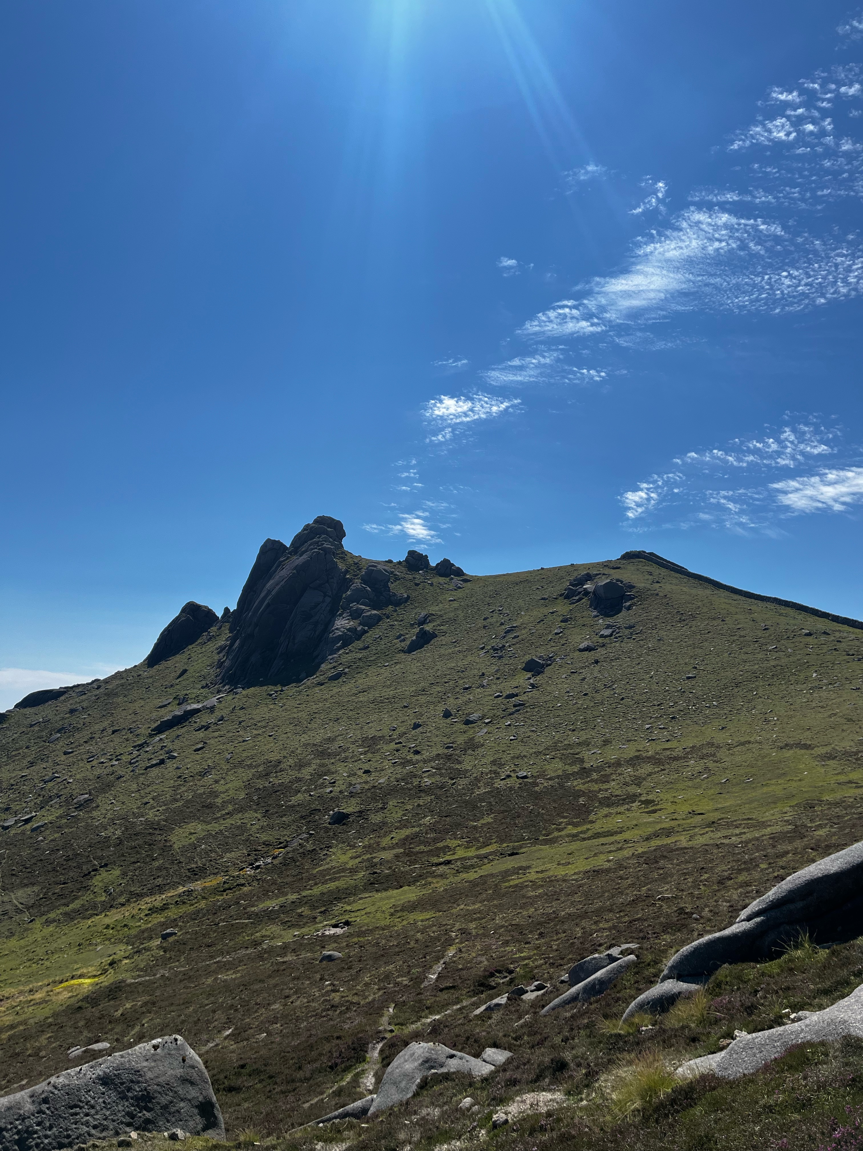A map preview of the recording Slieve Bearnagh Loop Via Trassey Track.