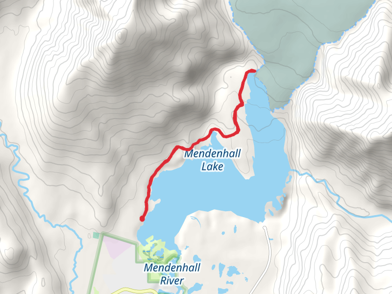 Mendenhall Lake - West Glacier Trail